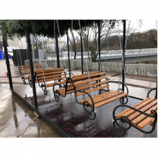 Сидіння для гойдалки з ланцюгами без каркаса 1м