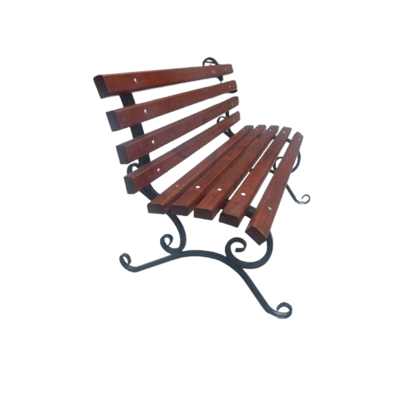 Лавка кована “Рустик+“ 1м без перил