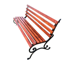 Лавка кована “Рустік+“ 1.5 м без перил