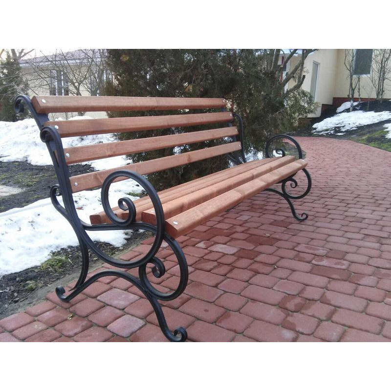 Лавка кована 1м. з перилами “Бараш“