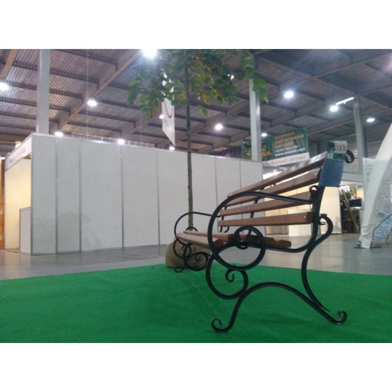 Лавка кована 2 м. з бильцями “Підлокотник“