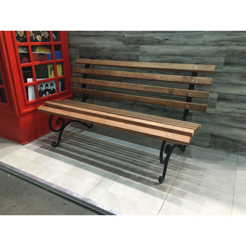 Скамейка кованая 1,7 м без перил(в наявності є від 1 до 3 м.)